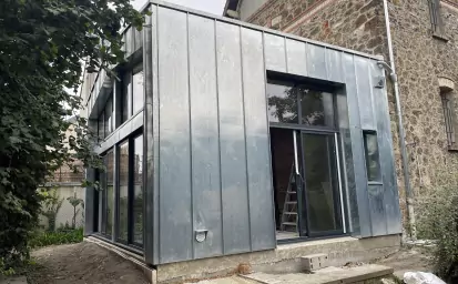 Extension en ossature bois à Argenteuil image 