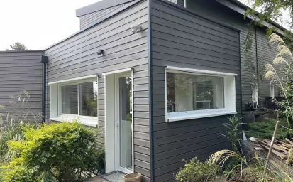 Extension maison ossature bois autoconstruction val d'oise image 