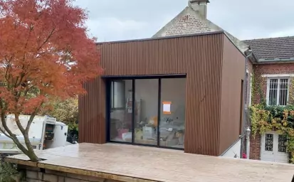 Extension de maison ossature bois compi&egrave;gne 60 image 